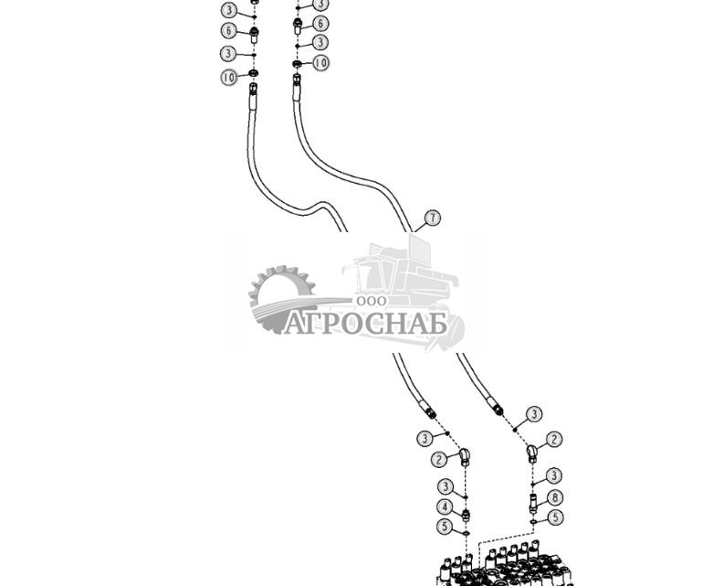 Передние вспомогательные шланги (шестая функция) (Grade Pro) - ST3739 781.jpg